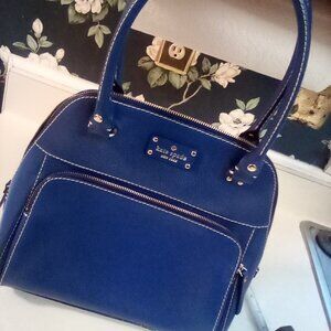 Cobalt Blue Kate Spade Shoulder Bag Purse